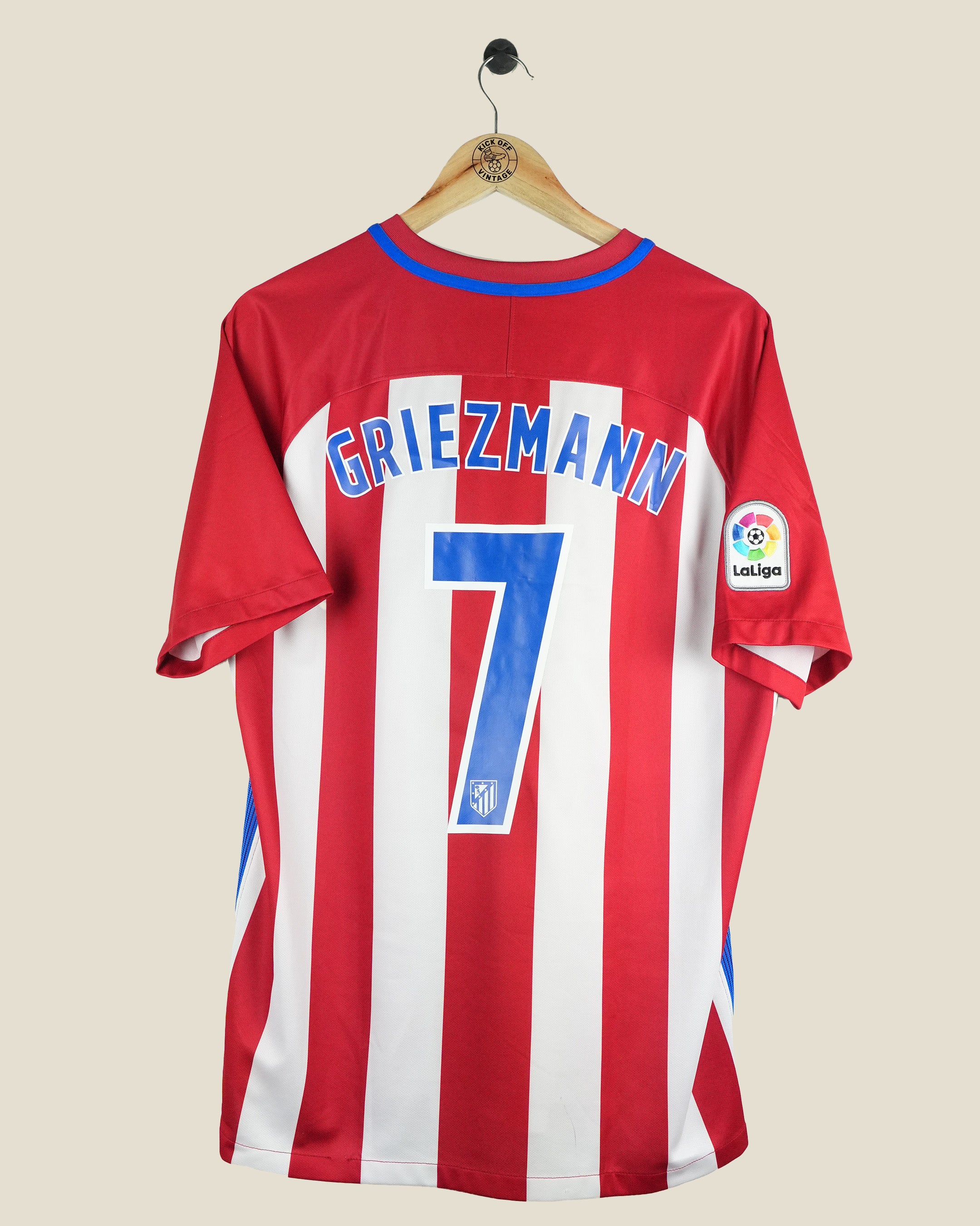 ATLETICO MADRID 2016/17 GRIEZMANN HOME SHIRT (L) NIKE
