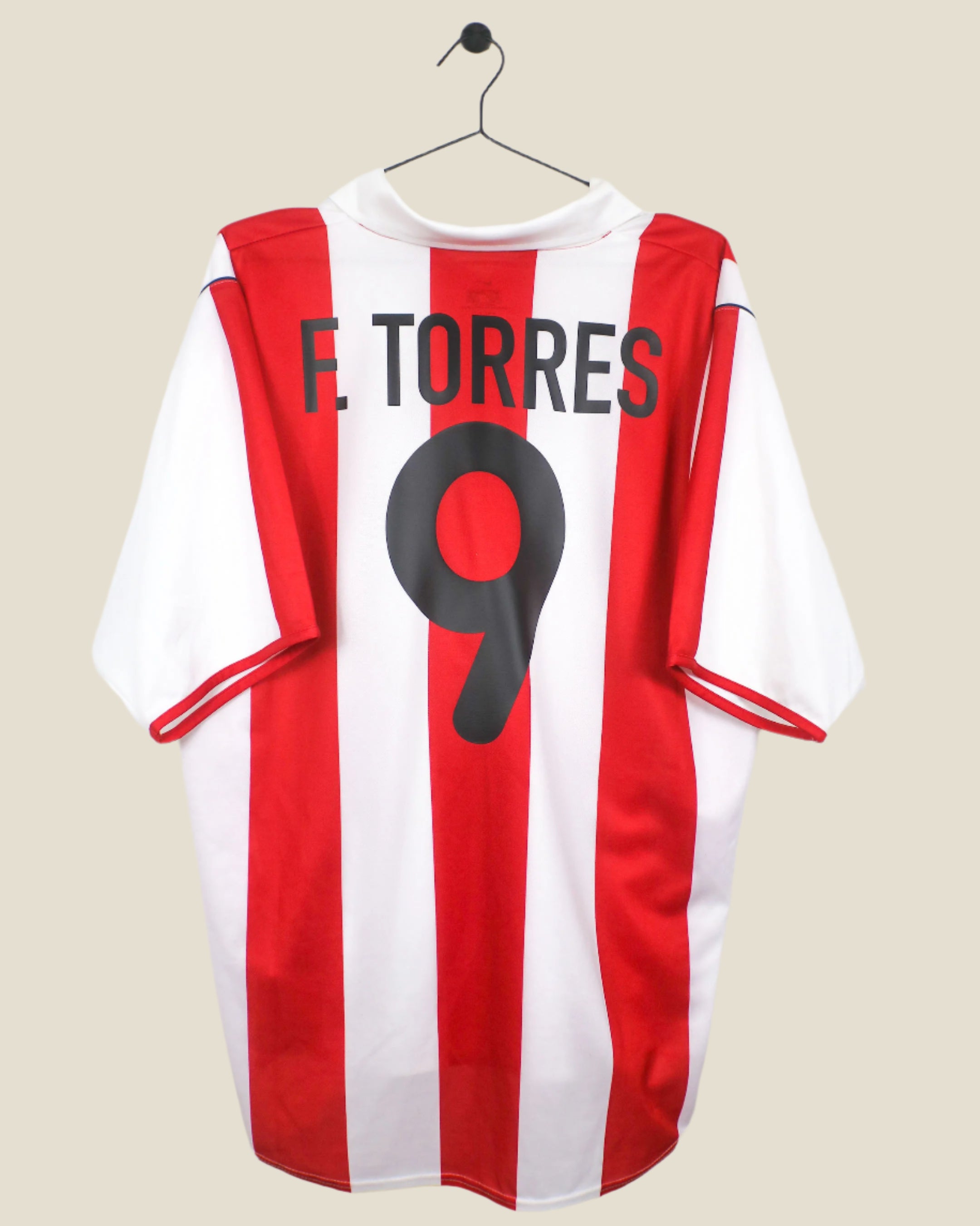 ATLETICO MADRID 2001/02 TORRES #9 HOME SHIRT (XL) NIKE