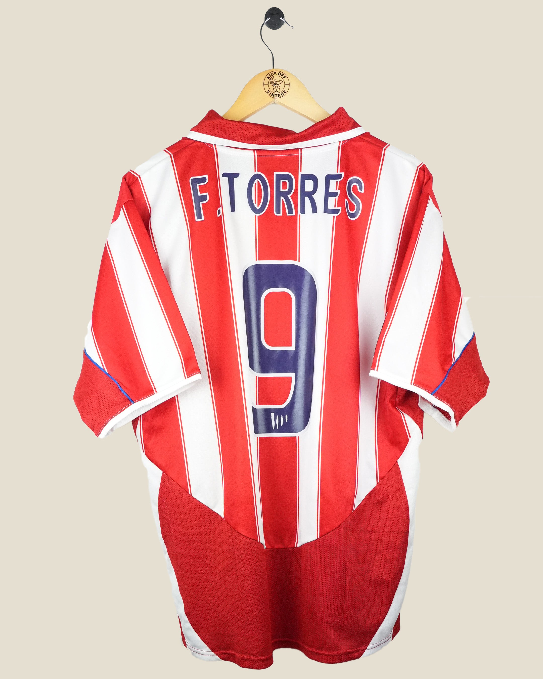 ATLETICO MADRID 2003/04 TORRES HOME SHIRT (L) NIKE