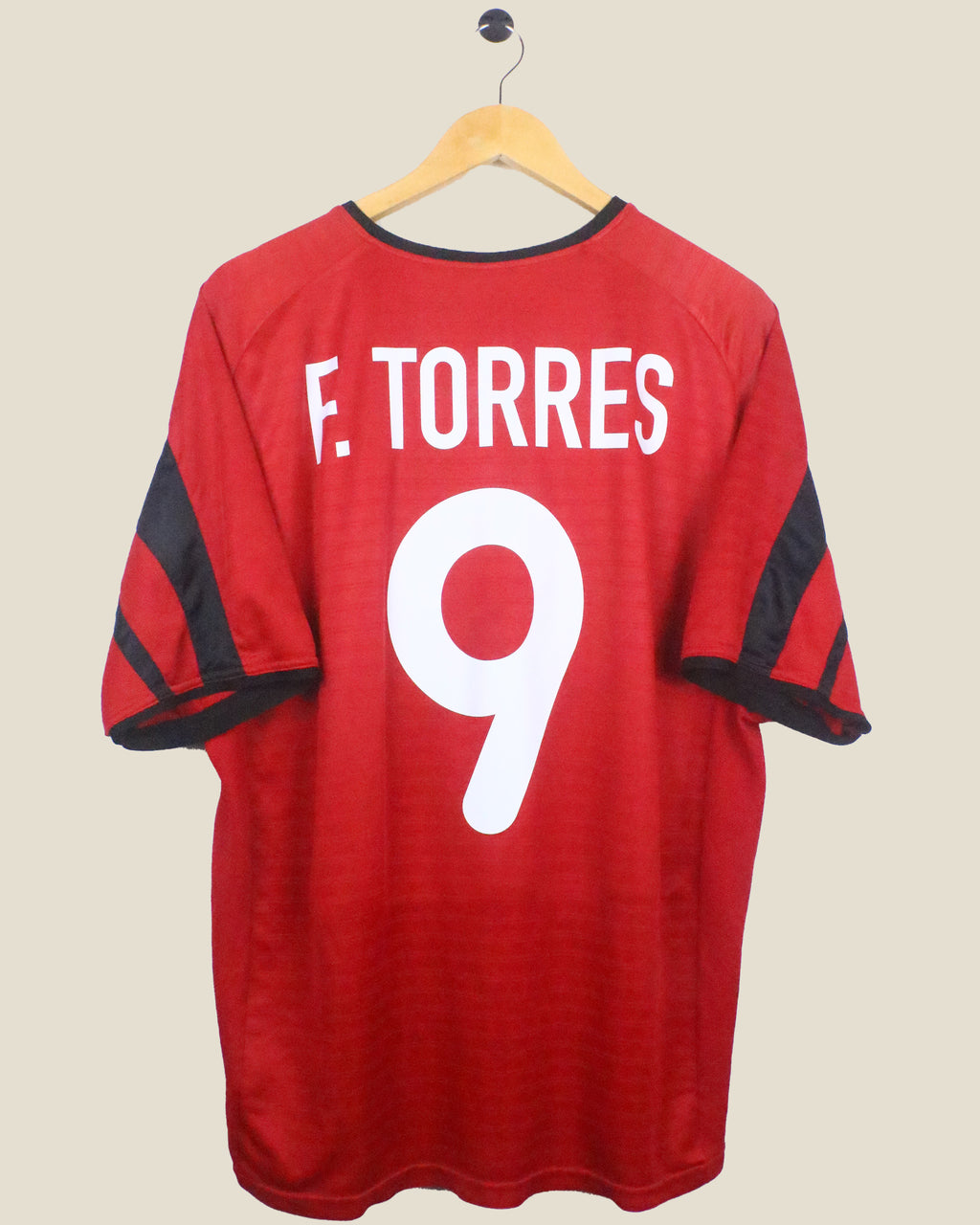 ATLETICO MADRID 2001/02 TORRES #9 AWAY (XL)