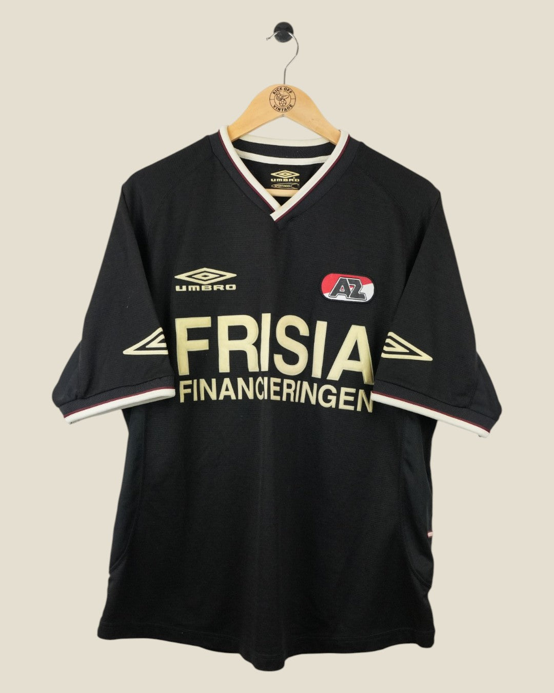 AZ ALKMAAR 2001/02 AWAY SHIRT (XL) UMBRO