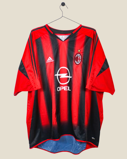 AC MILAN 2004/2005 HOME SHIRT (XXL) ADIDAS