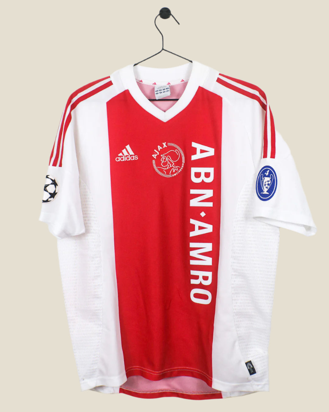 AJAX 2002/04 IBRAHIMOVIC #9 UCL HOME SHIRT (M) ADIDAS