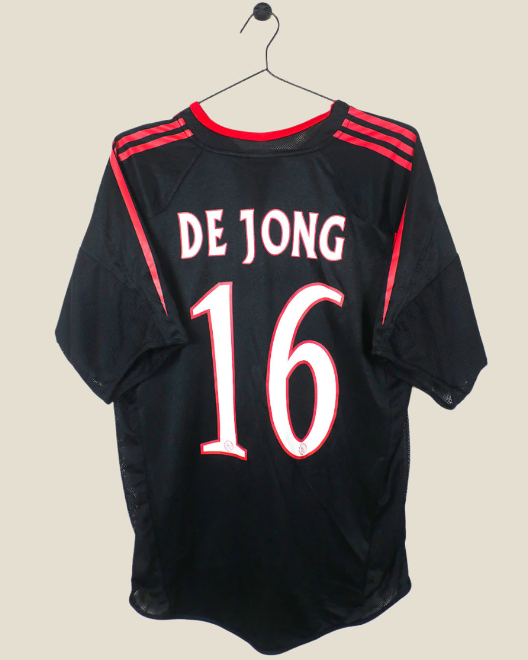 AJAX 2004/05 DE JONG #16 THIRD SHIRT (M) ADIDAS
