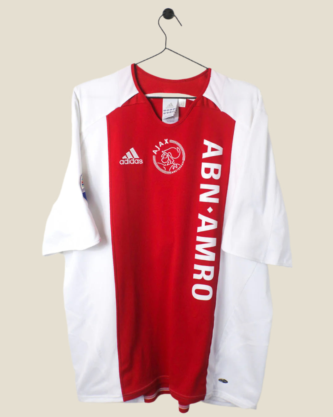AJAX 2005/06 DE RIDDER #20 HOME SHIRT (XL) ADIDAS