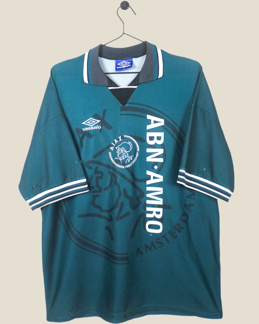 AJAX 1995/96 AWAY SHIRT (XL) UMBRO