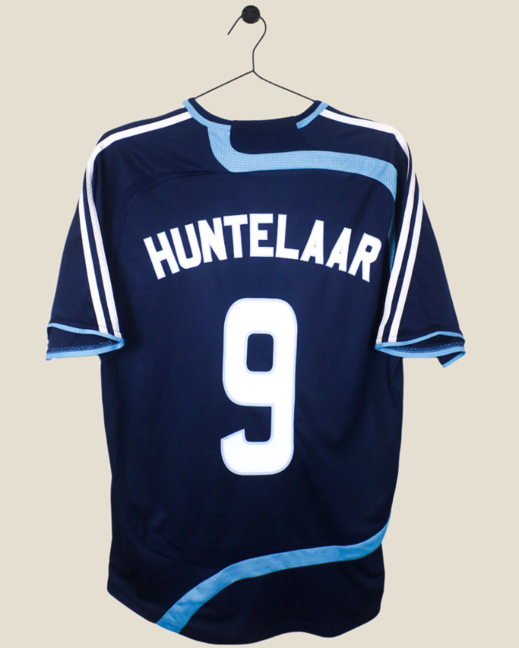 AJAX 2007/08 HUNTELAAR #9 AWAY SHIRT (M) ADIDAS