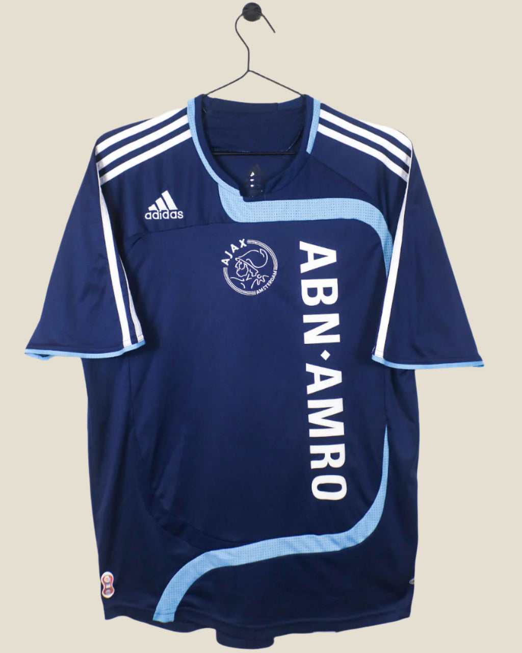 AJAX 2007/08 HUNTELAAR #9 AWAY SHIRT (M) ADIDAS