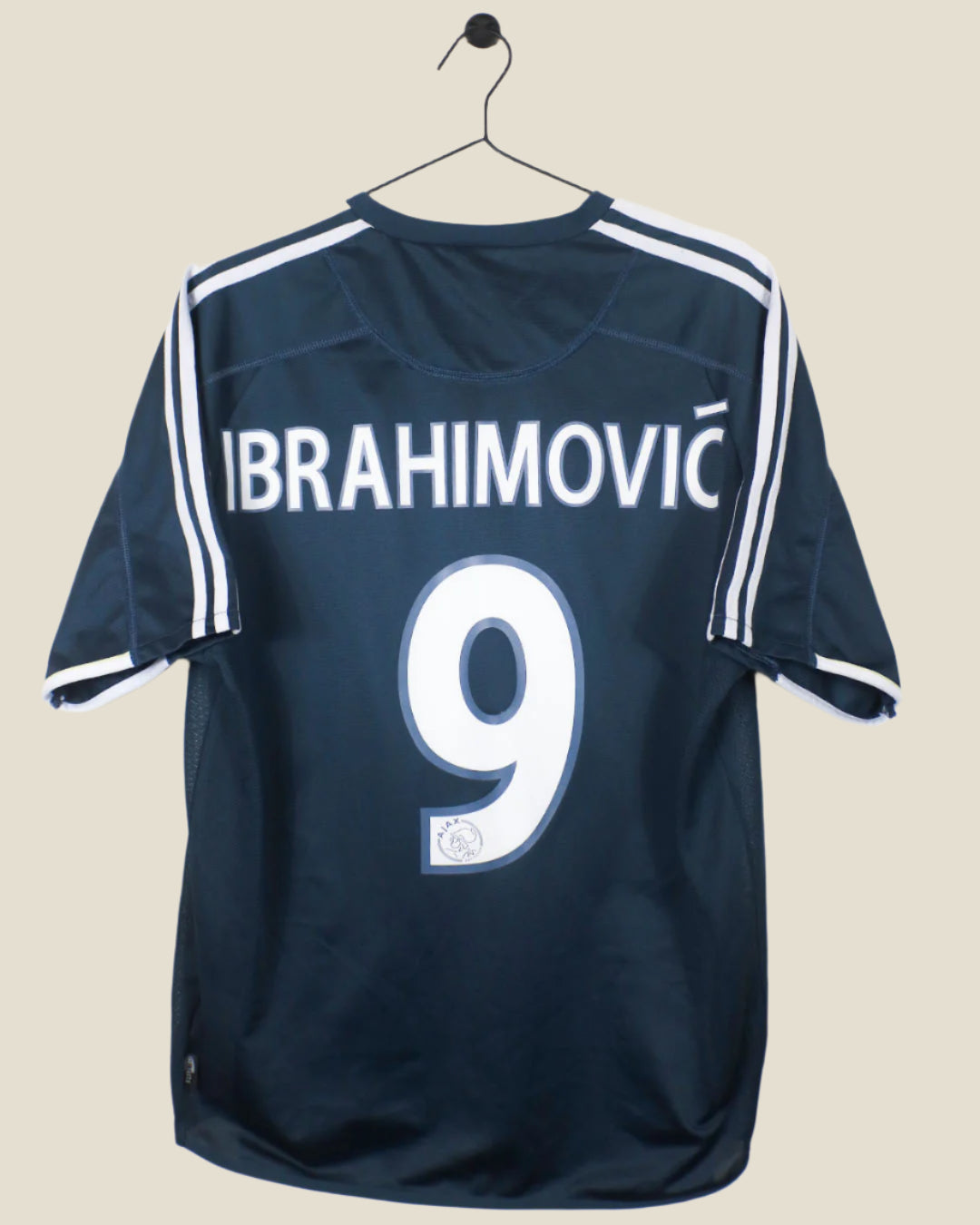 AJAX 2003/04 IBRAHIMOVIC #9 AWAY SHIRT (M) ADIDAS