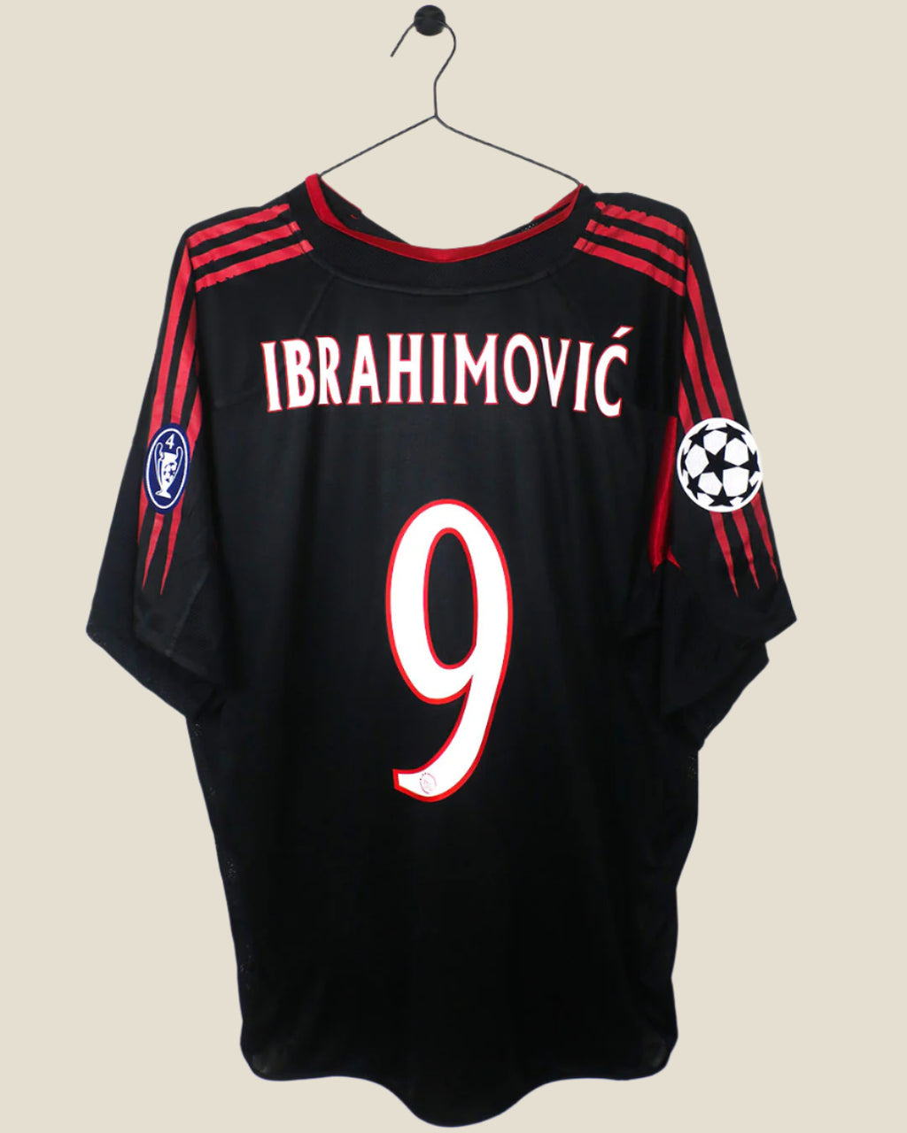 AJAX 2004/05 IBRAHIMOVIC #9 UCL THIRD SHIRT (XL) ADIDAS