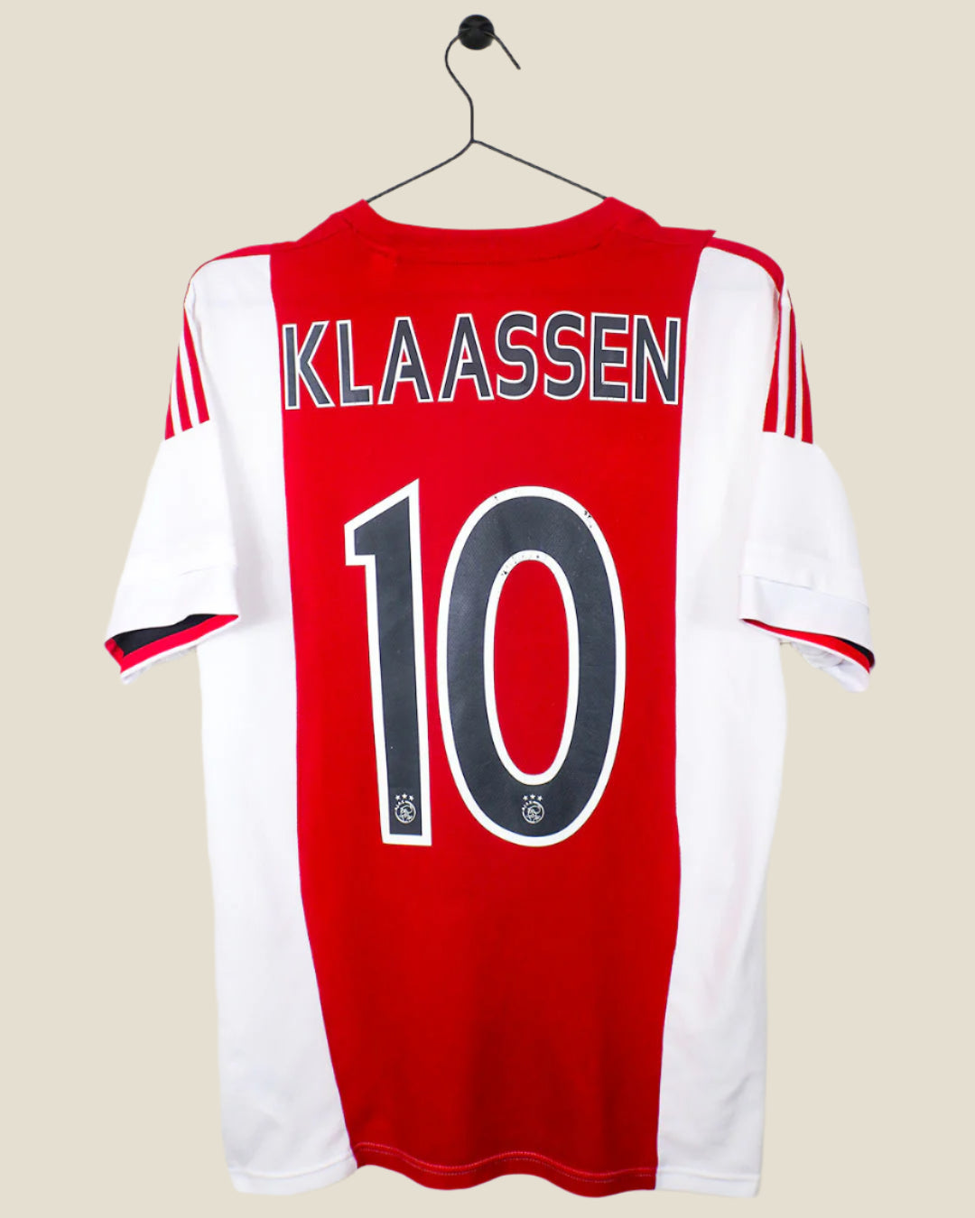 AJAX 2015/16 KLAASEN #10 CRUIJFF TRIBUTE HOME SHIRT (M) ADIDAS