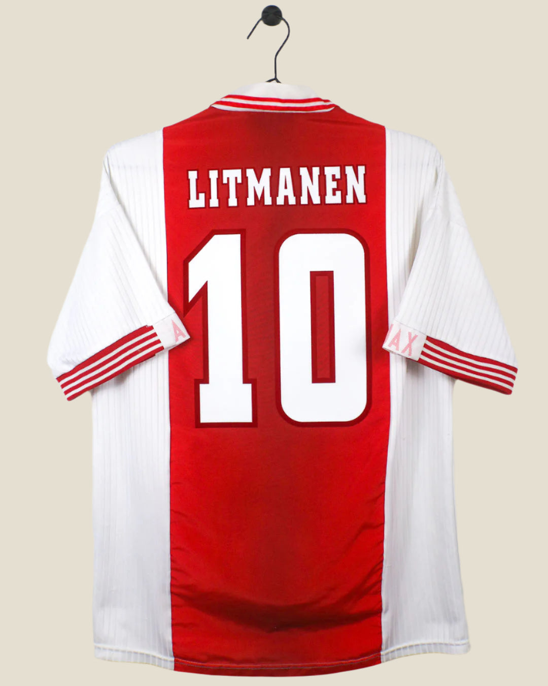 AJAX 1997/98 LITMANEN #10 HOME SHIRT (M) UMBRO