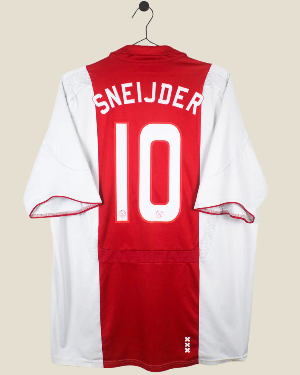 AJAX 2007/08 SNEIJDER #10 HOME SHIRT (XL) ADIDAS