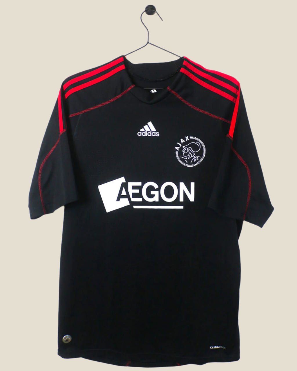 AJAX 2009/10 SUAREZ #16 AWAY SHIRT (M) ADIDAS