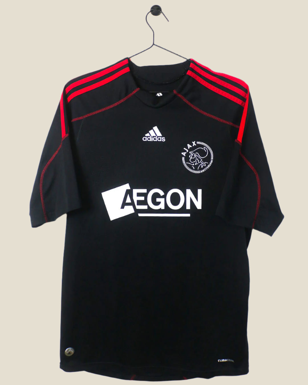 AJAX 2009/10 SUAREZ #16 AWAY SHIRT (M) ADIDAS