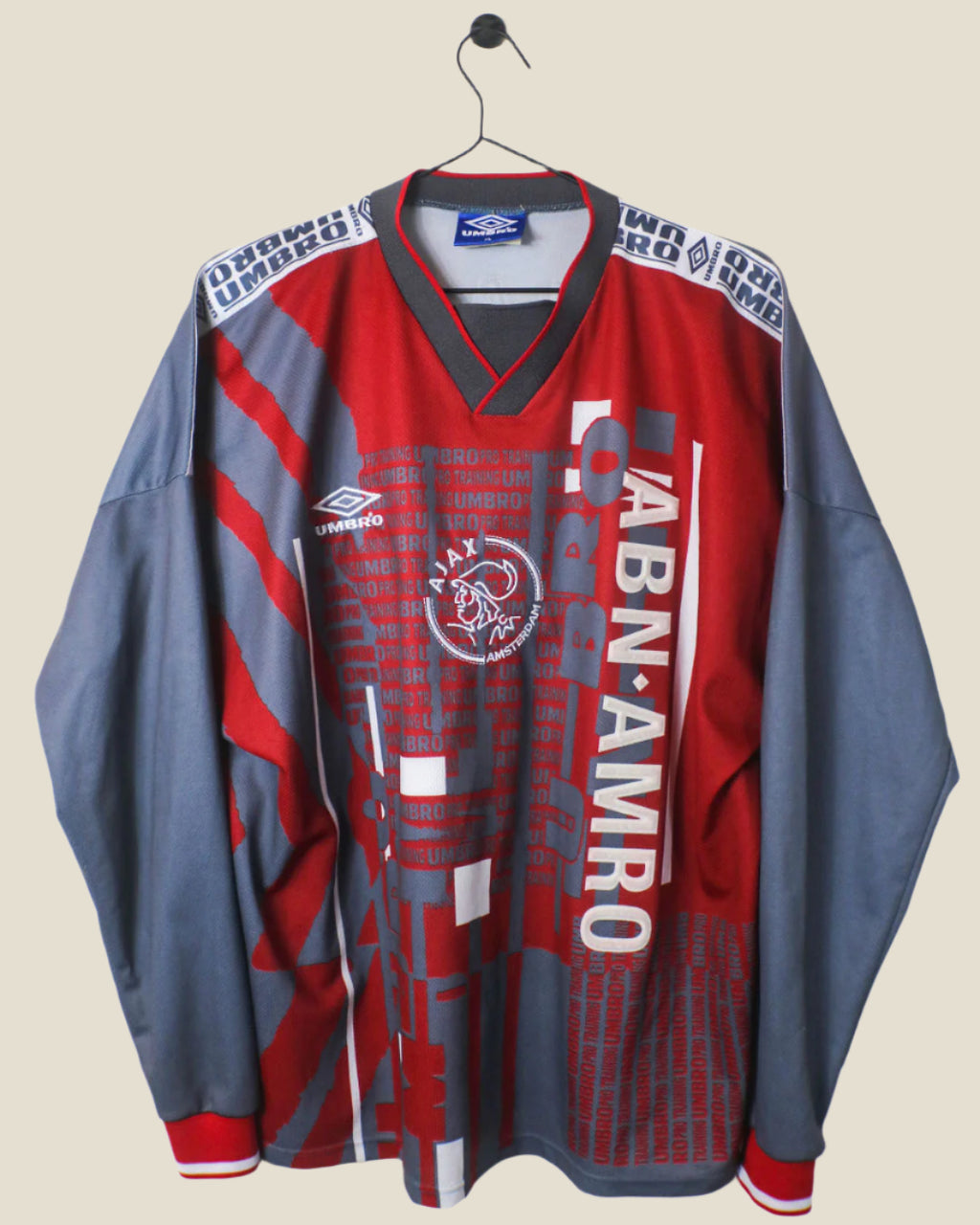 AJAX 1996/97 PLAYER ISSUE TRAINING SHIRT (XL) UMRBO