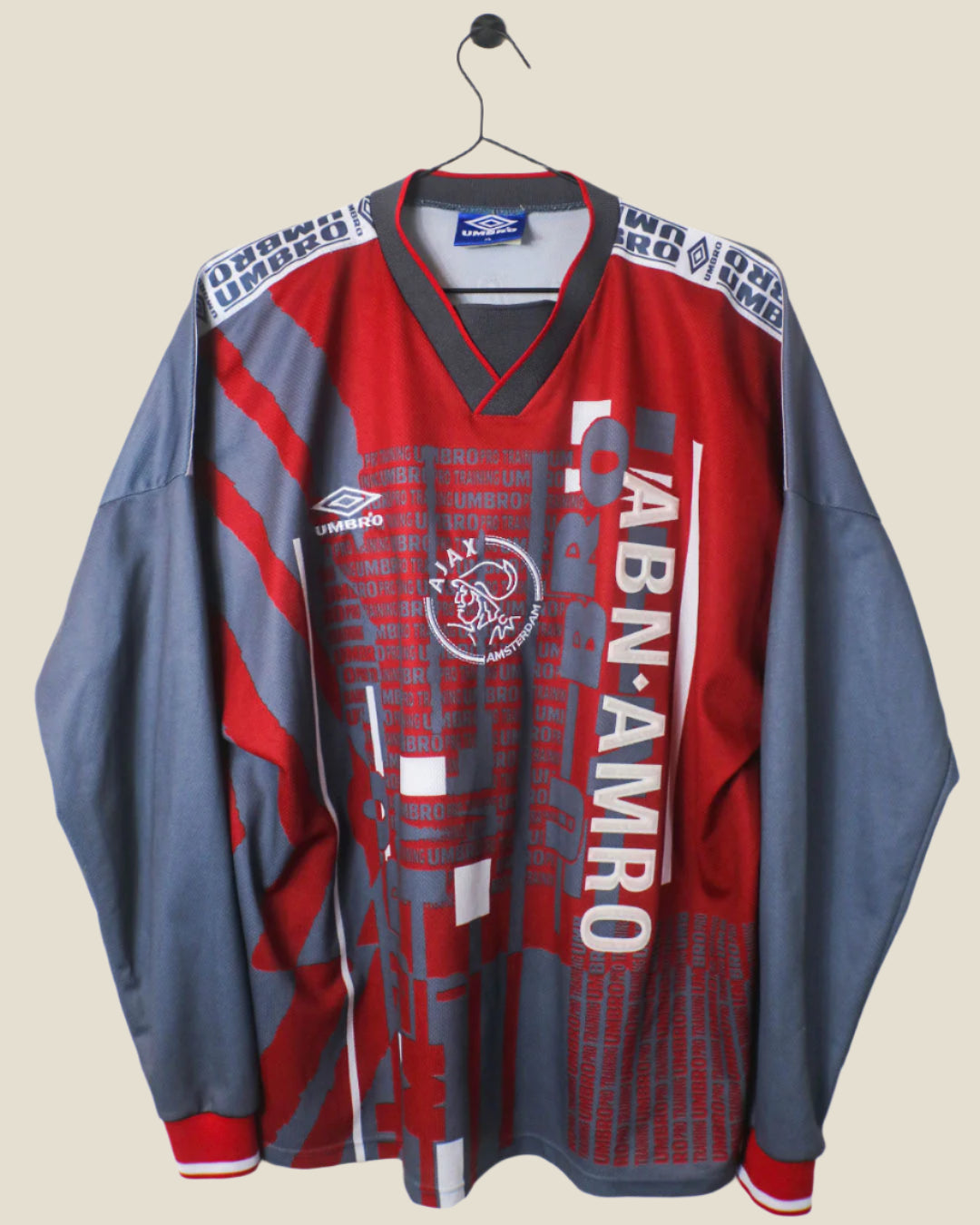 AJAX 1996/97 PLAYER ISSUE TRAINING SHIRT (XL) UMRBO