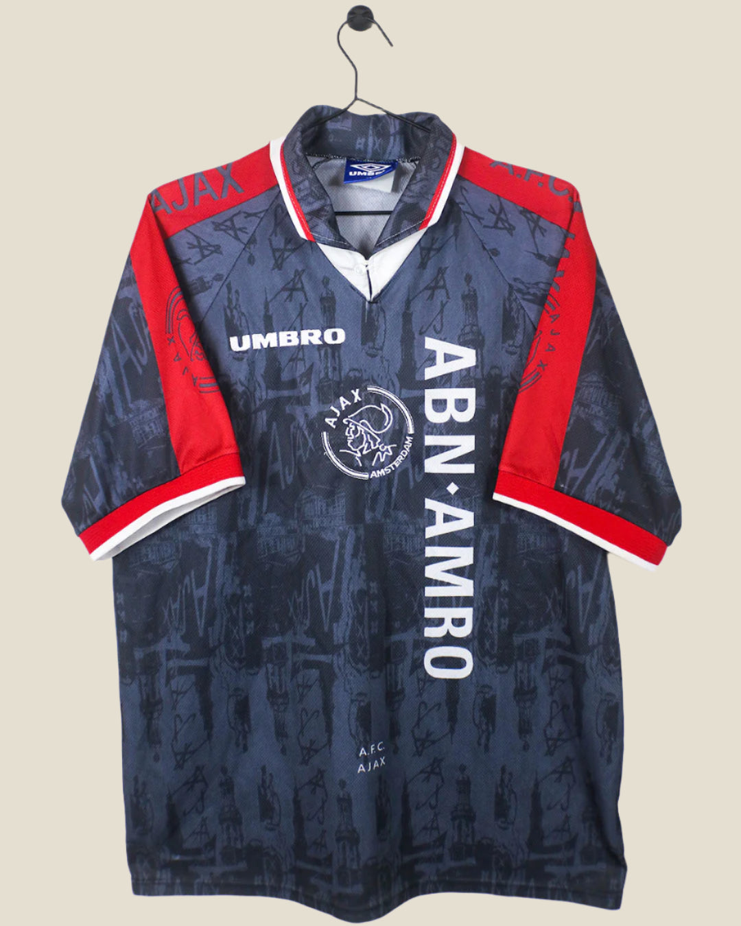 AJAX 1996/97 AWAY SHIRT (XL) UMBRO