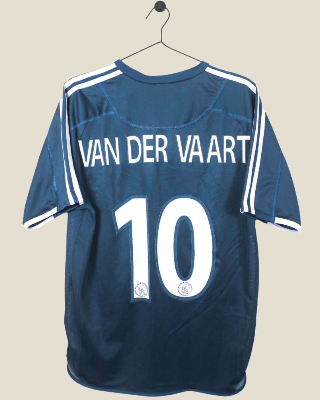 AJAX 2003/04 VAN DER VAART #10 AWAY SHIRT (M) ADIDAS