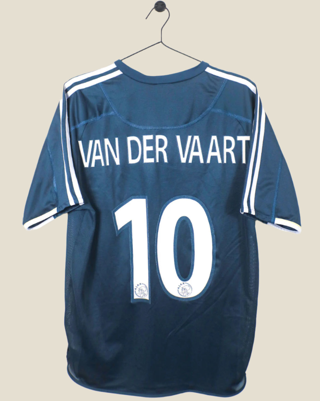 AJAX 2003/04 VAN DER VAART #10 AWAY SHIRT (M) ADIDAS
