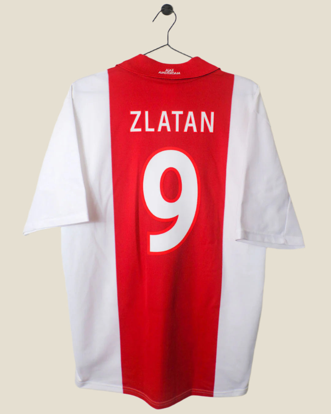 AJAX 2001/02 ZLATAN #9 HOME SHIRT (L) ADIDAS