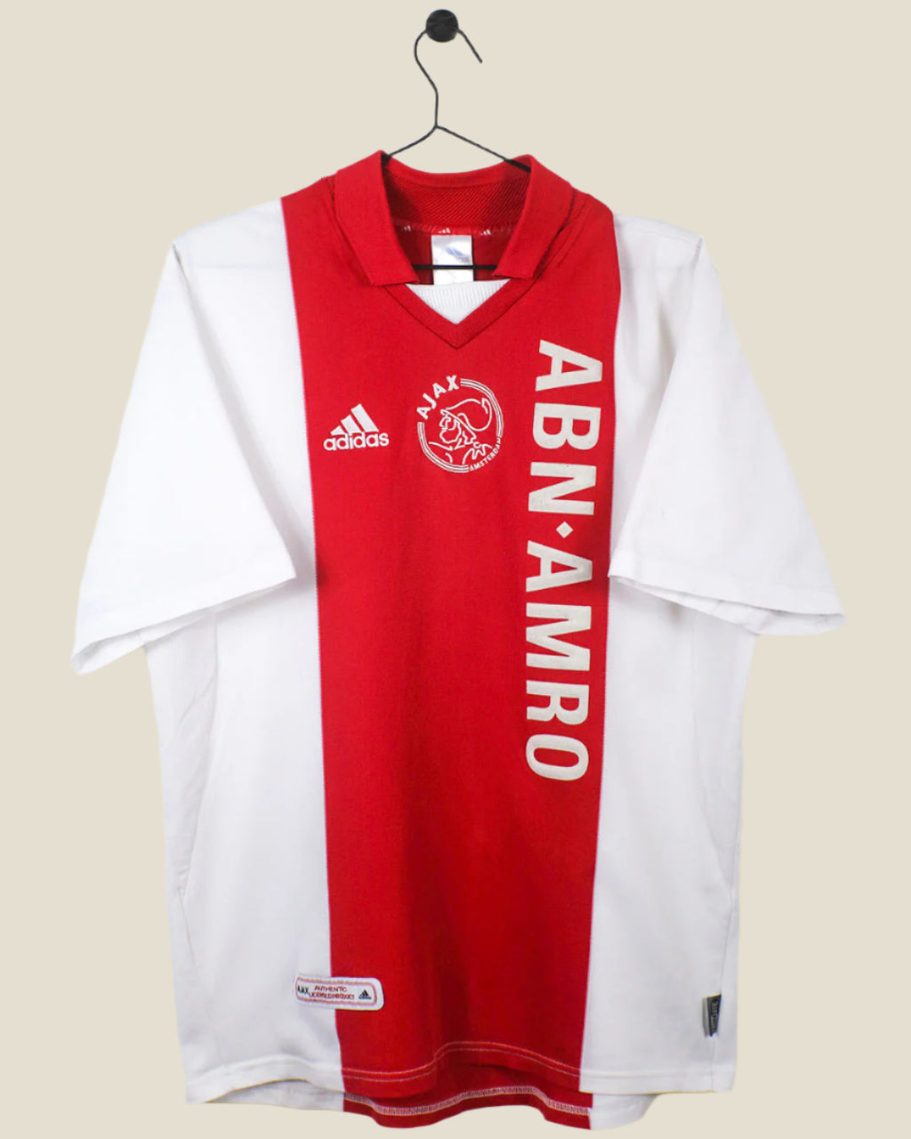 AJAX 2001/02 HOME SHIRT (L) ADIDAS