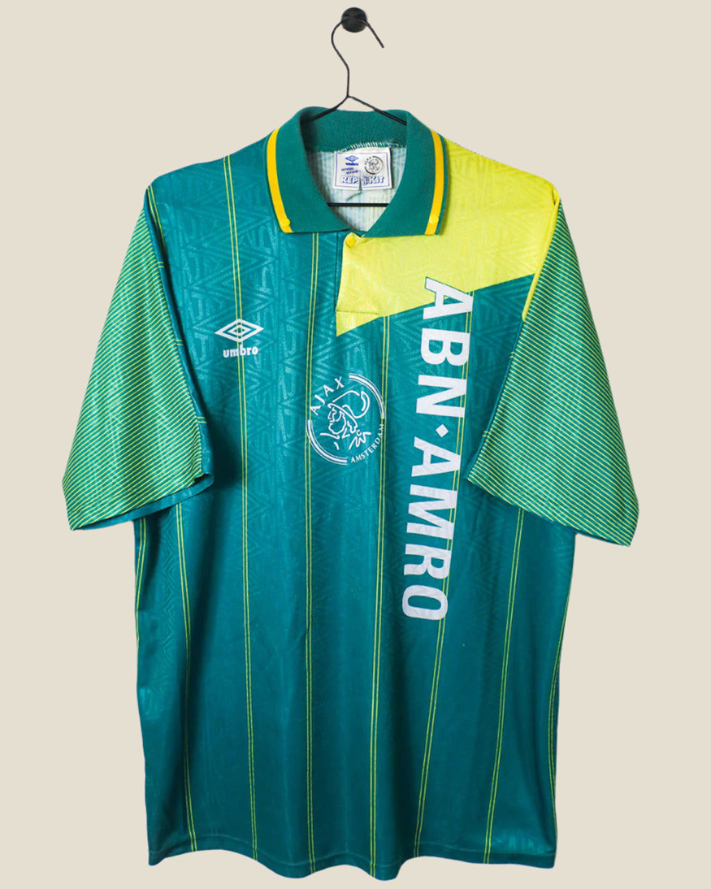 AJAX 1991/93 AWAY SHIRT (XL) UMBRO