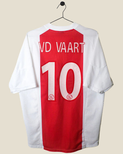 AJAX 2003/04 VAN DER VAART #10 HOME SHIRT (L) ADIDAS