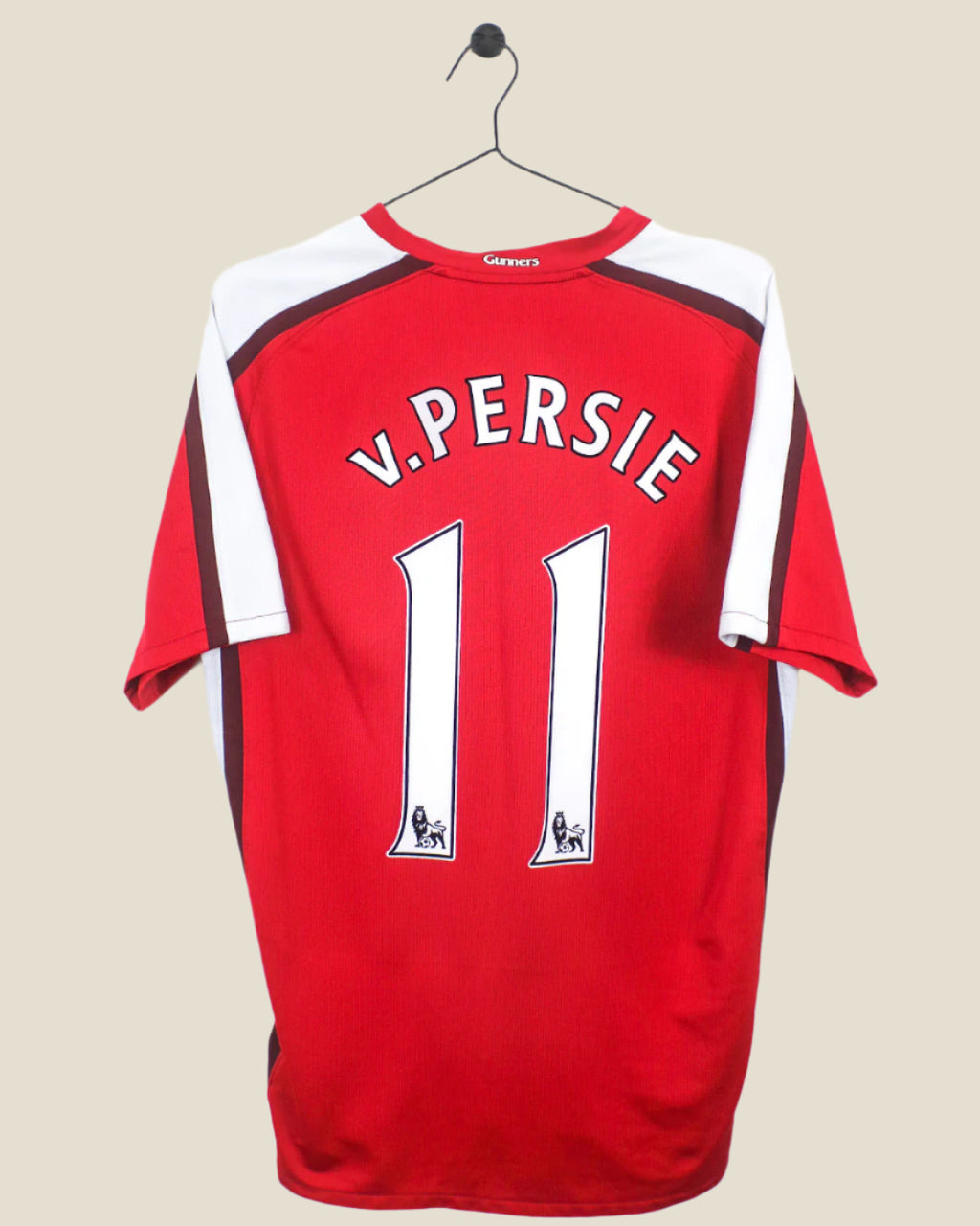 ARSENAL 2008/10 VAN PERSIE #11 HOME SHIRT (M) ADIDAS