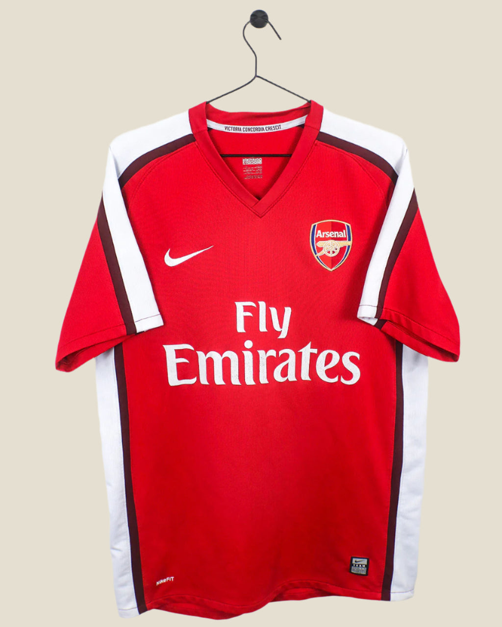 ARSENAL 2008/10 VAN PERSIE #11 HOME SHIRT (M) ADIDAS