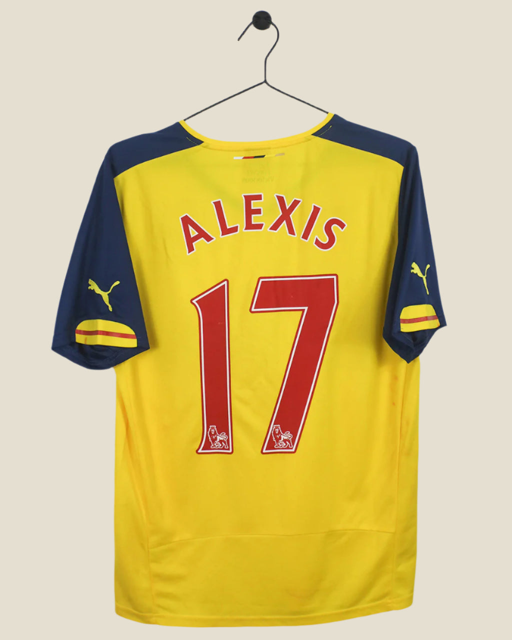 ARSENAL 2014/15 ALEXIS #17 AWAY SHIRT (M) PUMA