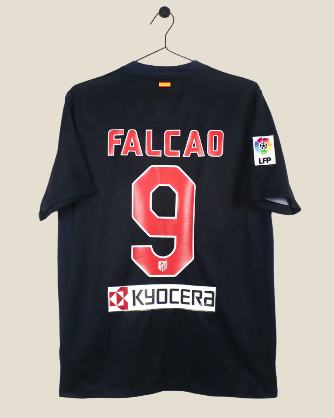 ATLETICO MADRID 2011/2012 FALCAO #9 AWAY SHIRT (M) NIKE