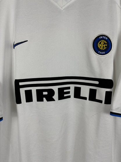 INTER MILAN 1999/00 RONALDO #9 AWAY SHIRT (XL) NIKE