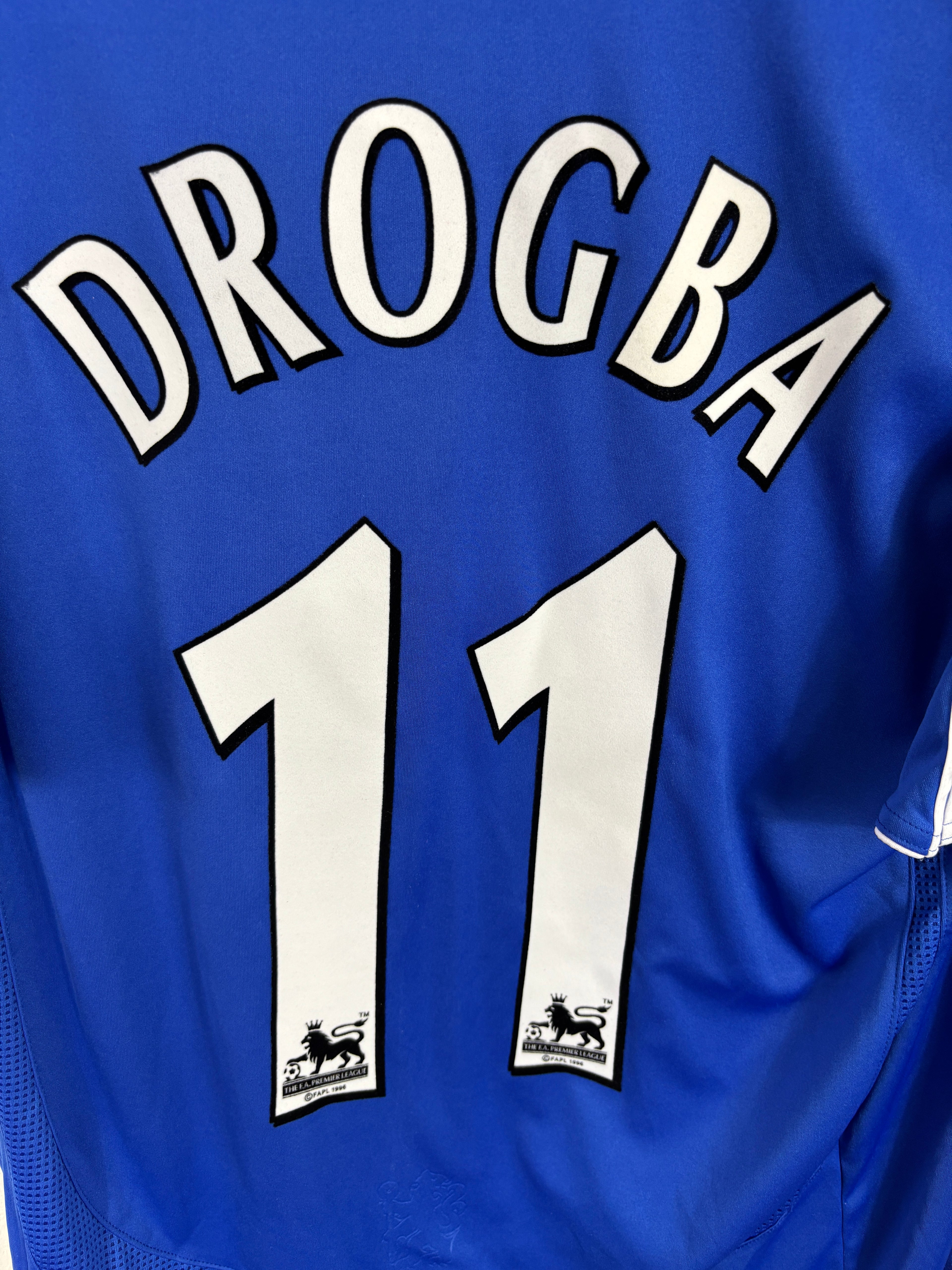 CHELSEA 2006/07 DROGBA #11 HOME SHIRT (L) ADIDAS
