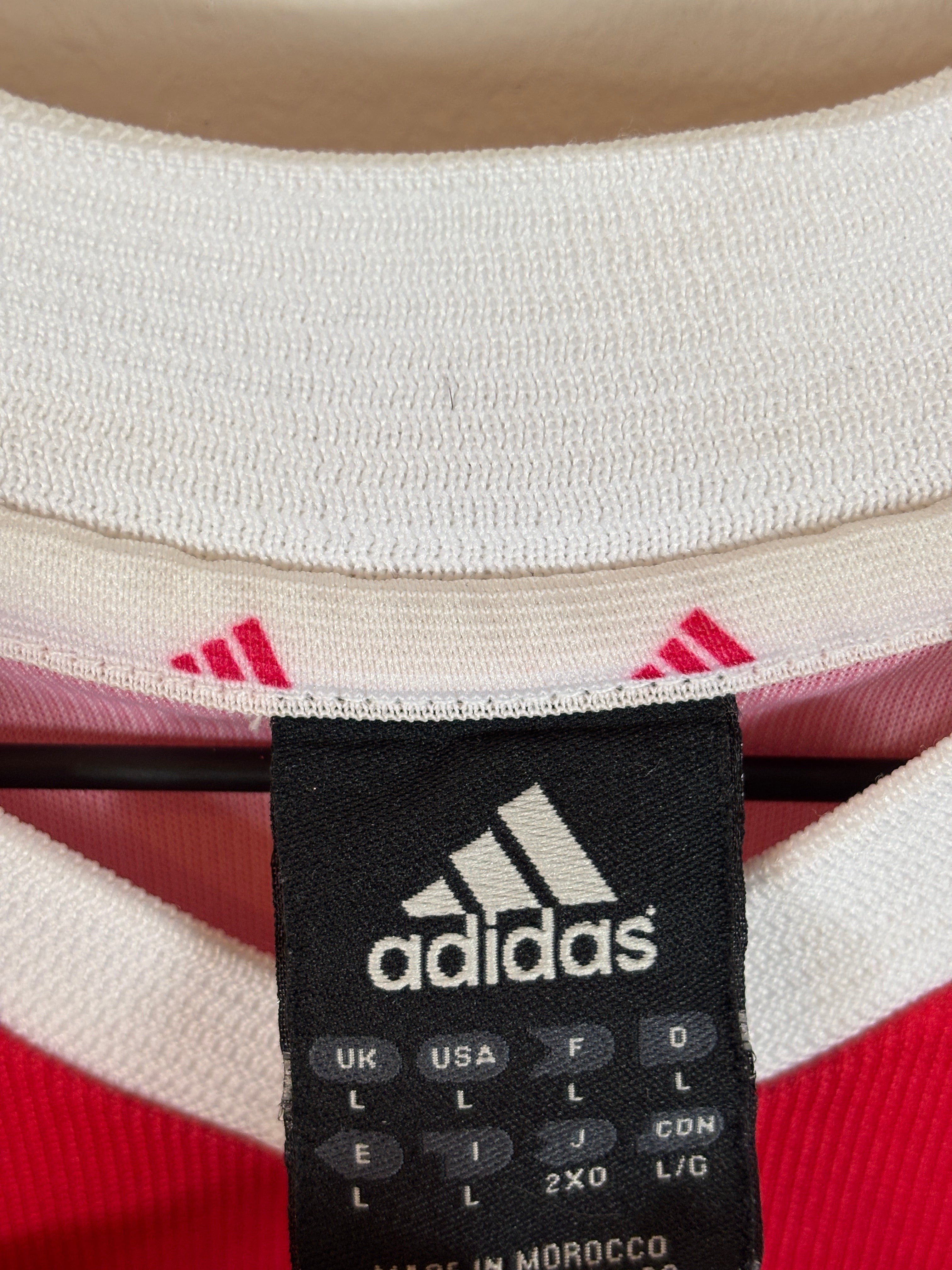 AJAX 2003/04 VAN DER VAART #10 HOME SHIRT (L) ADIDAS