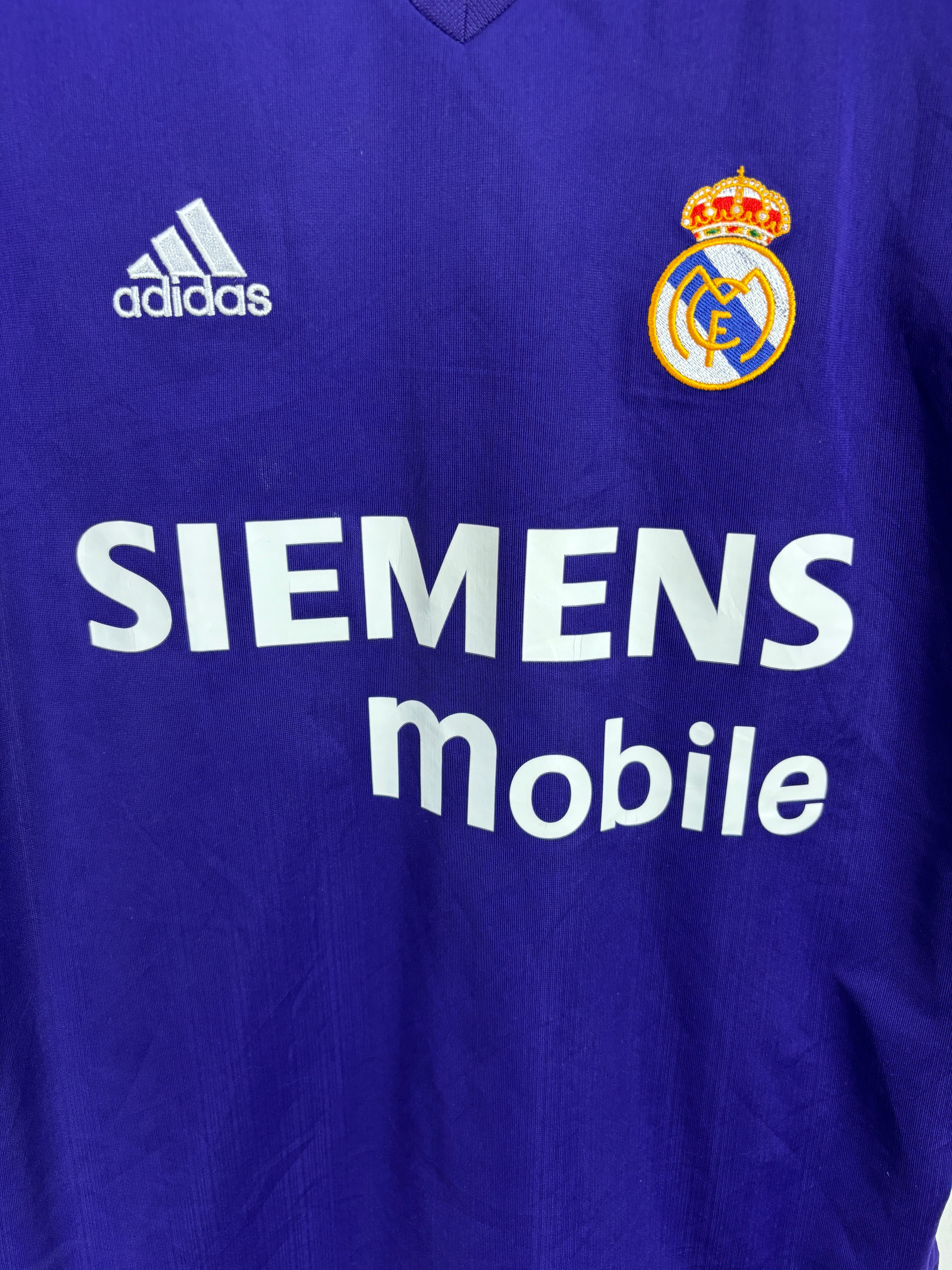 REAL MADRID 2002/03 ZIDANE #5 CENTENARY THIRD SHIRT (M) ADIDAS
