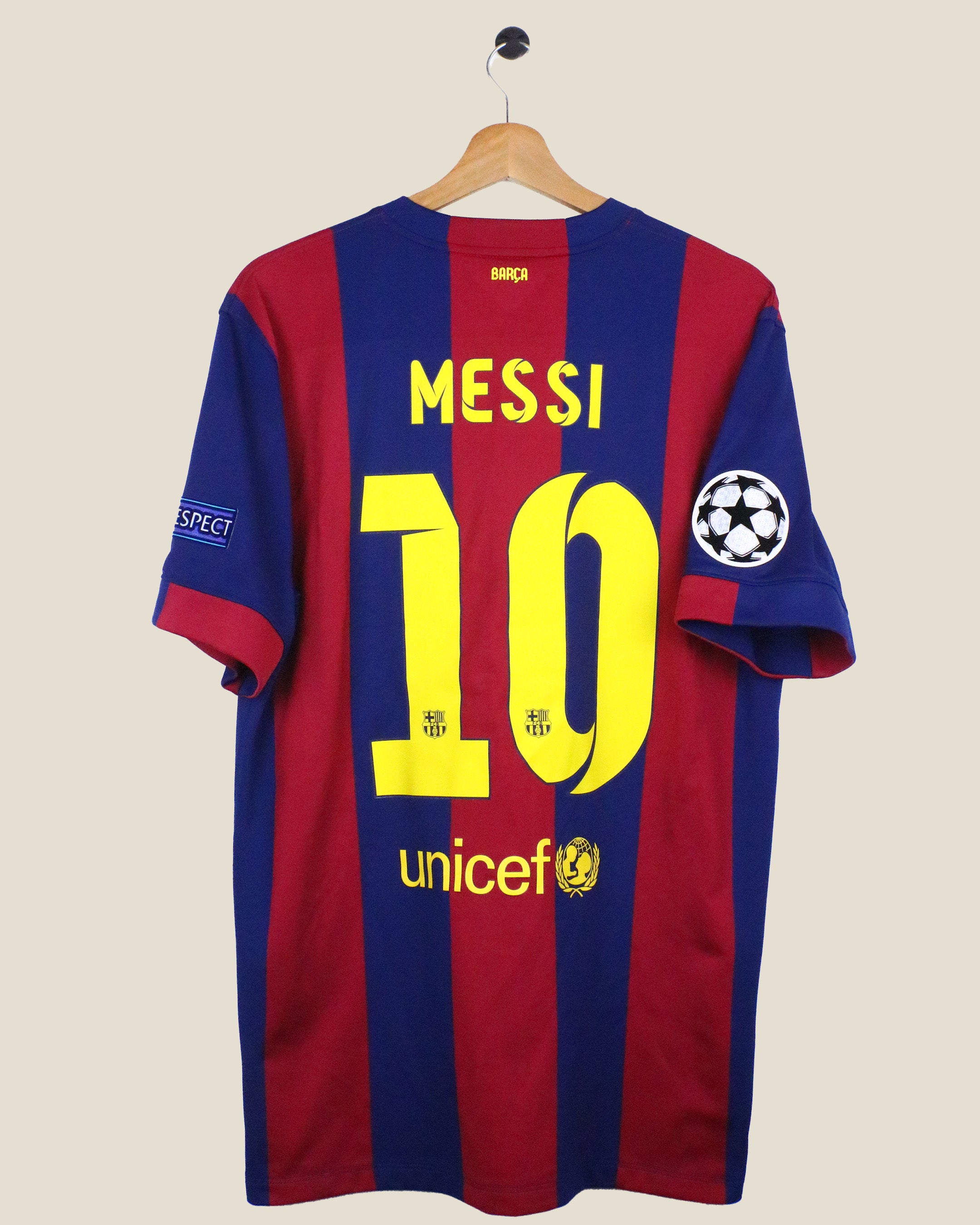 BARCELONA 2014/15 MESSI #10 UCL FINAL HOME (S) NIKE