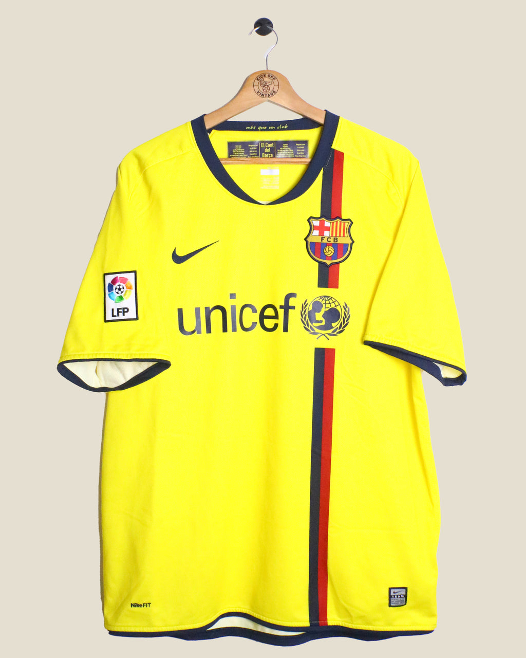 BARCELONA 2008/09 MESSI AWAY (L) NIKE