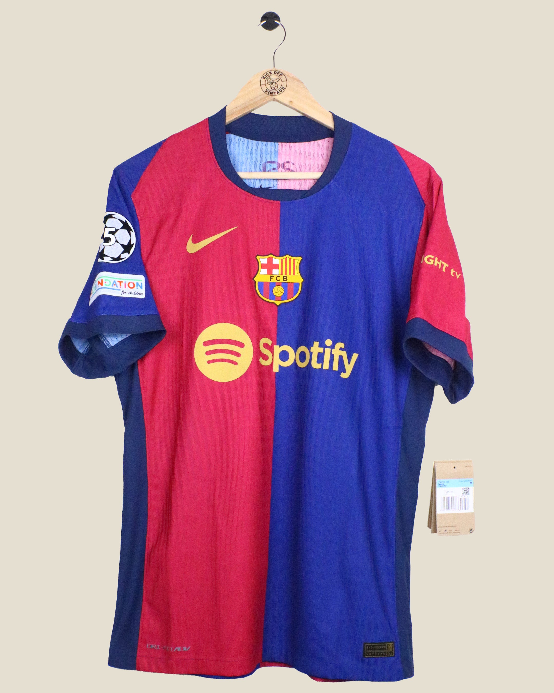 BARCELONA 2024/25 YAMAL UCL HOME BNWT PLAYER VERSION (M) NIKE