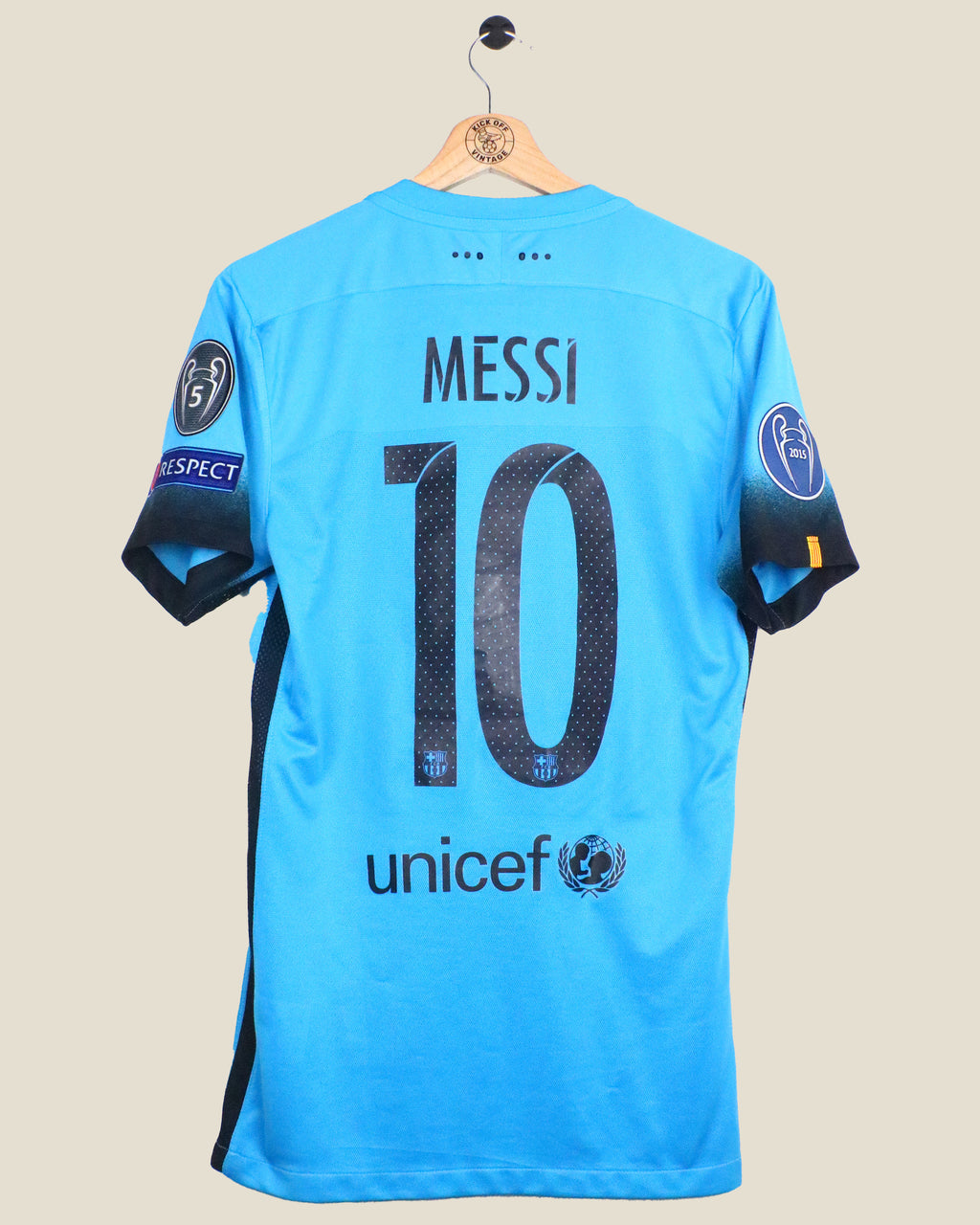 BARCELONA 2015/16 MESSI UCL AWAY PLAYER VERSION (S) NIKE