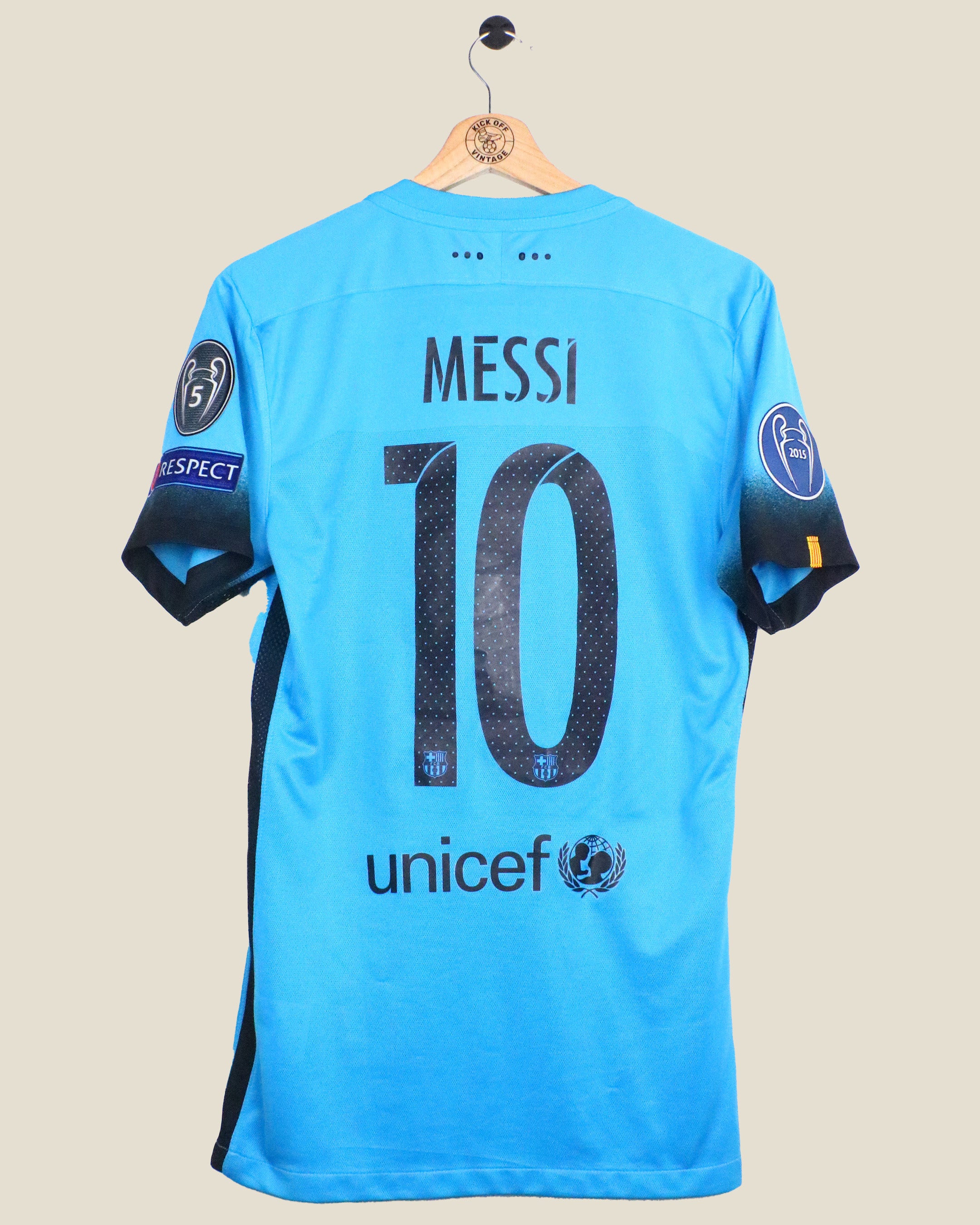 BARCELONA 2015/16 MESSI UCL AWAY PLAYER VERSION (S) NIKE