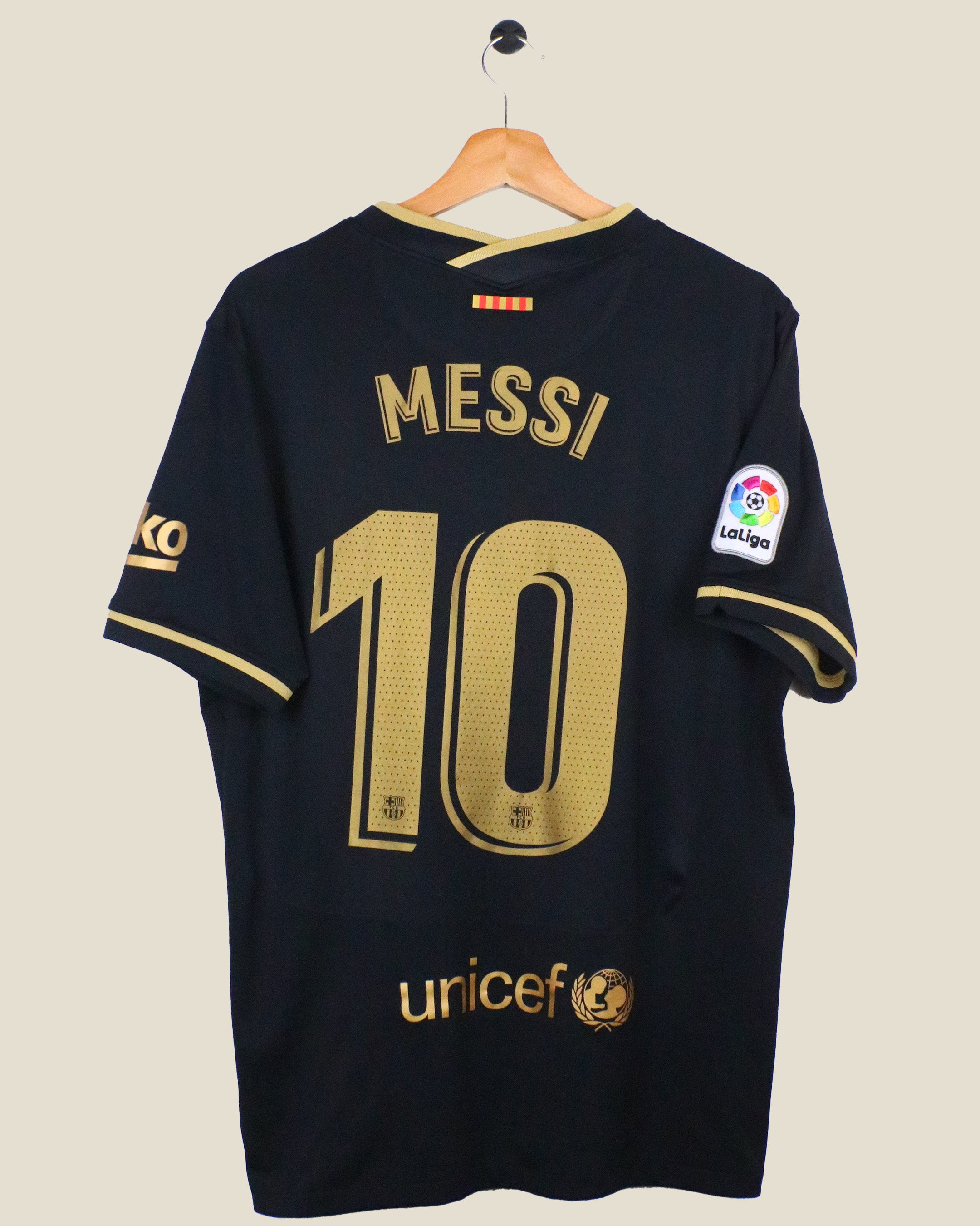 BARCELONA 2020/21 MESSI #10 AWAY (L) NIKE