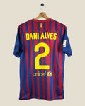 BARCELONA 2011/12 DANI ALVES HOME SHIRT (M) NIKE