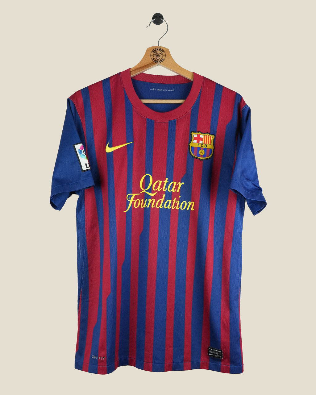 BARCELONA 2011/12 DANI ALVES HOME SHIRT (M) NIKE
