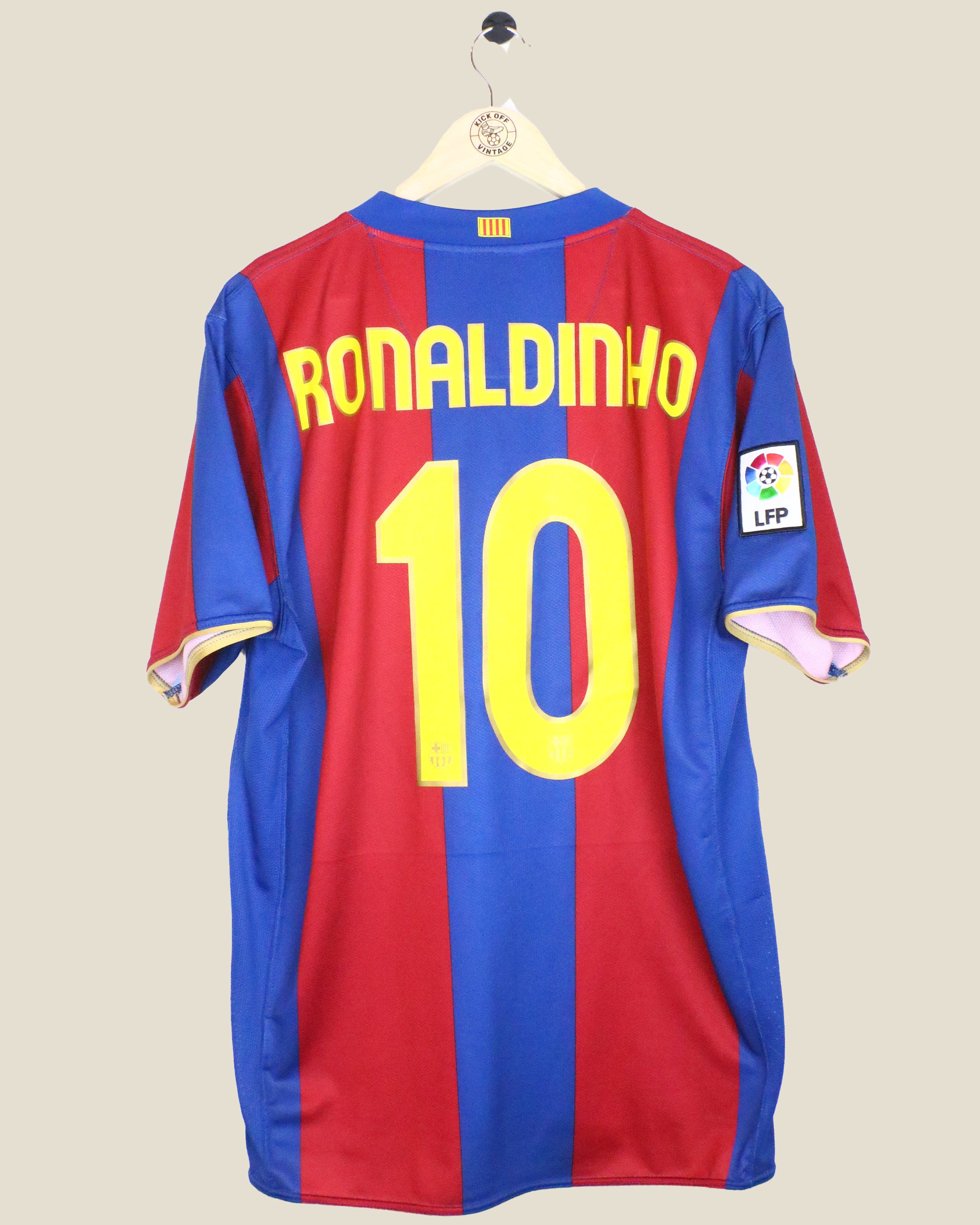 BARCELONA 2007/08 RONALDINHO HOME (L) NIKE