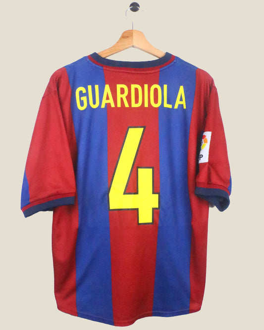 BARCELONA 1998/99 GUARDIOLA #4 HOME (M) NIKE