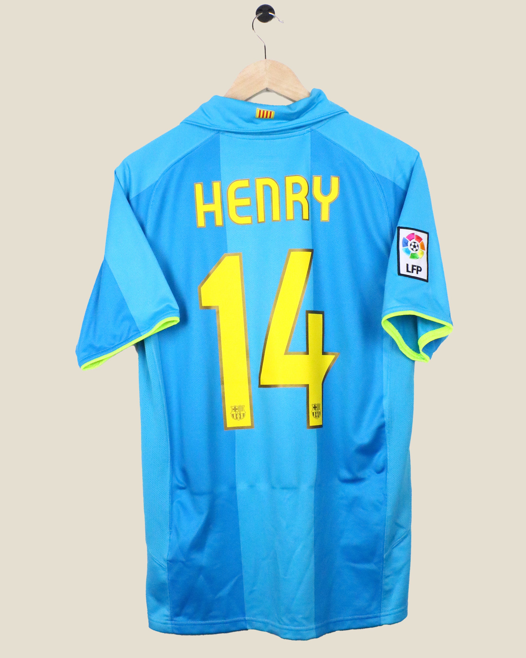 BARCELONA 2007/08 HENRY #14 AWAY (S) NIKE
