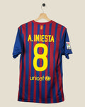 BARCELONA 2011/12 INIESTA HOME SHIRT (S) NIKE