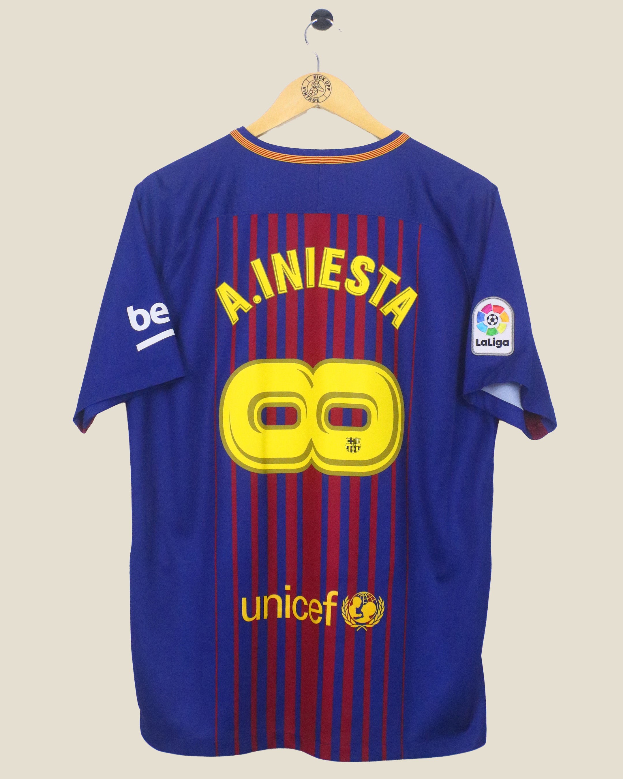 BARCELONA 2017/18 INIESTA HOME (L) NIKE