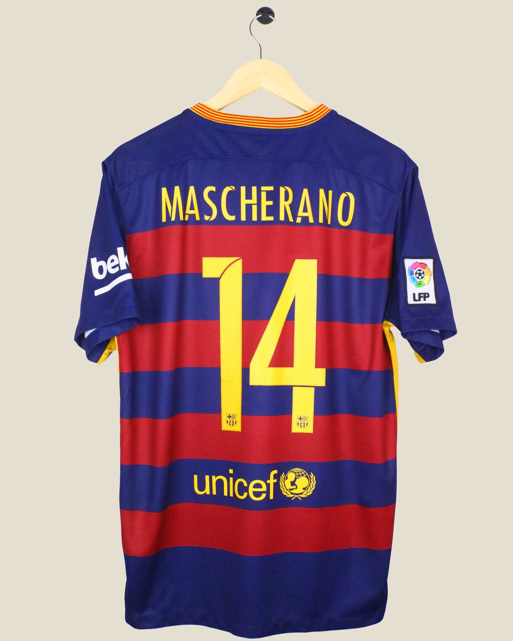 BARCELONA 2015/16 MASCHERANO #14 HOME (L) NIKE
